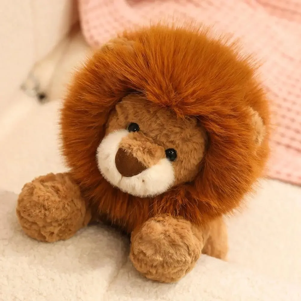 Creative Gift Soft Lion Animal Pillow Cute Emotional Support 13.8inch Pillow