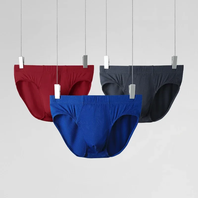 Roupa íntima masculina, cuecas masculinas, cuecas modais finas de verão, charme sexual, shorts respiráveis de cintura baixa masculina de tamanho grande — image 5