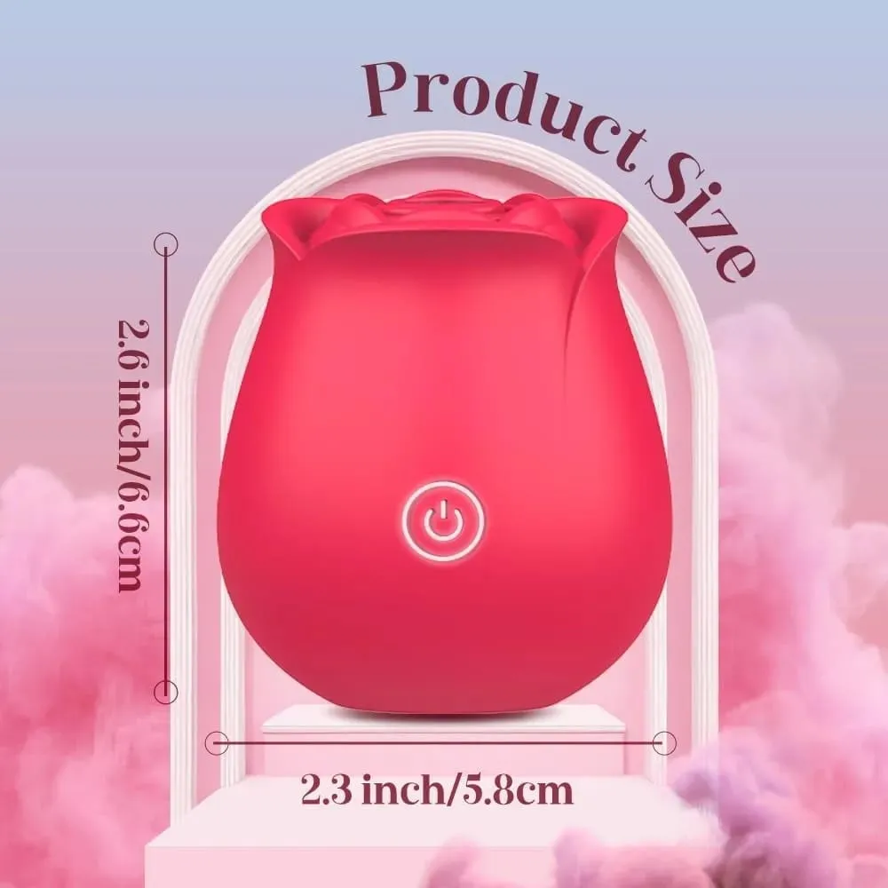 2IN1 Sucking Vibrator 9 Vibrating Sucking Sex Toy Anal Dildo G spot Clitoral Nipple Stimulator Female Couple Rose Sex Toys Games — image 4