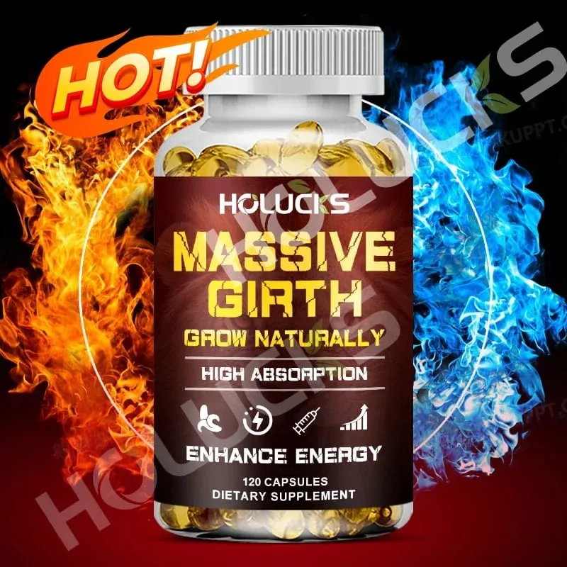 Premium Massive Girth Capsules with Ashwagandha Support Optimal Circulation & Energy Enhanced Performance & Overall Wellbeing — image 2