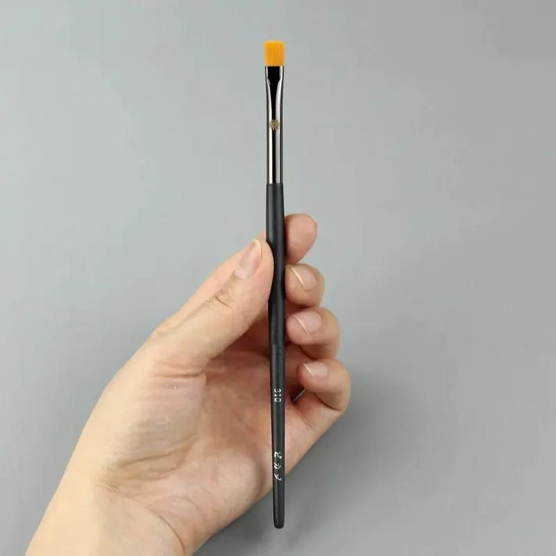 1pc Wisch Make-Up Pinsel Flache Eye Liner Make-Up Pinsel Detail Präzision Concealer Pulver kontur highlight künstler kosmetische werkzeuge — image 13