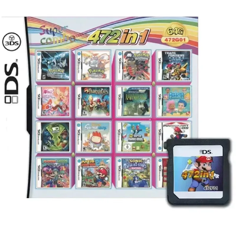 4300 500 520 482 In 1 NDS Multi Game Card Retro Game Cartridge With Box For DS Lite DSi 3DS Game Collection — image 15