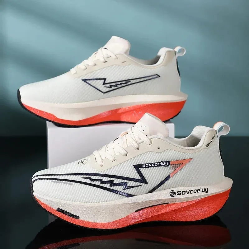 Running Shoes Carbon Board Speciality Marathon Men Sports Breathable Lightweight Women's Comfortable Athletic Nonskid Sneakers — image 8