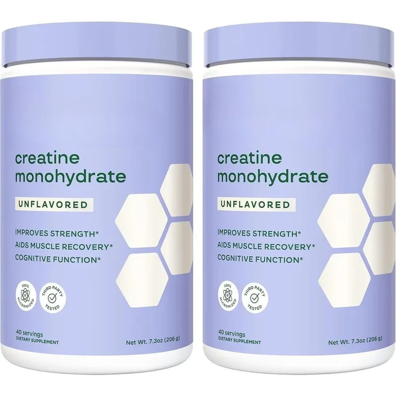Creatine Monohydrate Powder 100% Micronized Improves Strength Supports Muscle Recovery and Cognitive Function 206g 40 Servings — image 8