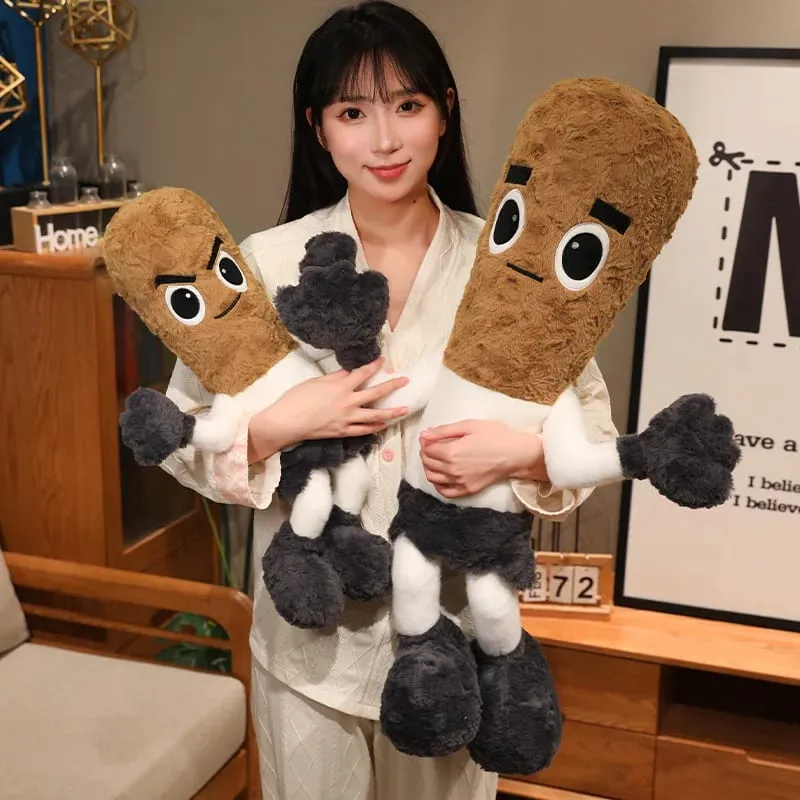 55/80CM Cartoon Cigarette Plush Pillow Long Cushiom Stuffed Toys Bedroom Sleep Hug Pillow — image 3