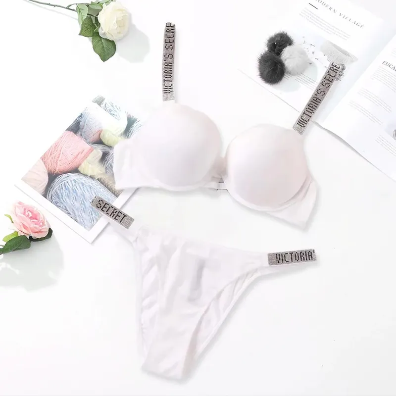Victoria's Secret Sexy Lingerie Bra and Panty Set Push Up Classic Women's Lingerie Set Sexy Breathable Soft Versatile Shapewear — image 14