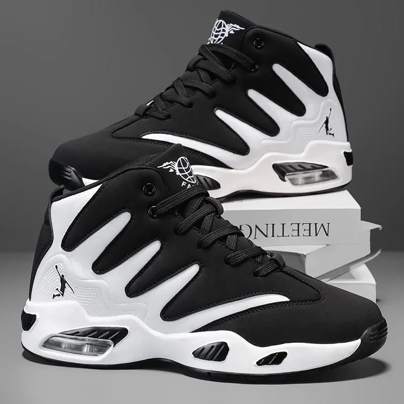 Men's High-Top Basketball Shoes Heavy-Duty and Stable Lace-Up Training Sneakers Unisex Suitable for Running Sports Basketball Walking. Ideal Gift for Men Lightweight Comfortable Lace-Up Closure Men's Basketball Shoes High-Quality Men's Sh — image 1