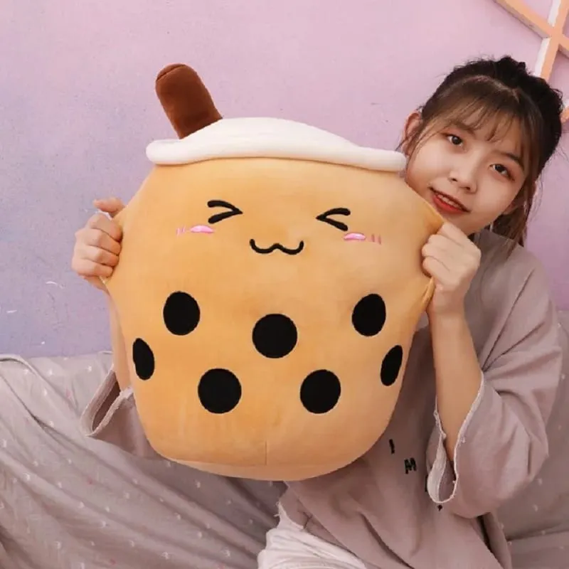 24CM Soft Boba Americano Coffee Milk Tea Doll Real-life Bubble Tea Toy Stuffed Hug Pillow Balls Bubo Tea Cup Cushion For Kids — image 7