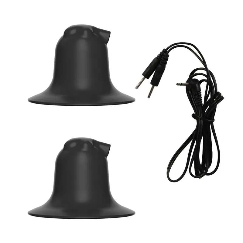 Brinquedos sexuais 18 + grampos de mamilos de choque elétrico estimulação de mama metal labium clitóris clipes escravo bdsm bondage massagem no peito bdsm — image 8