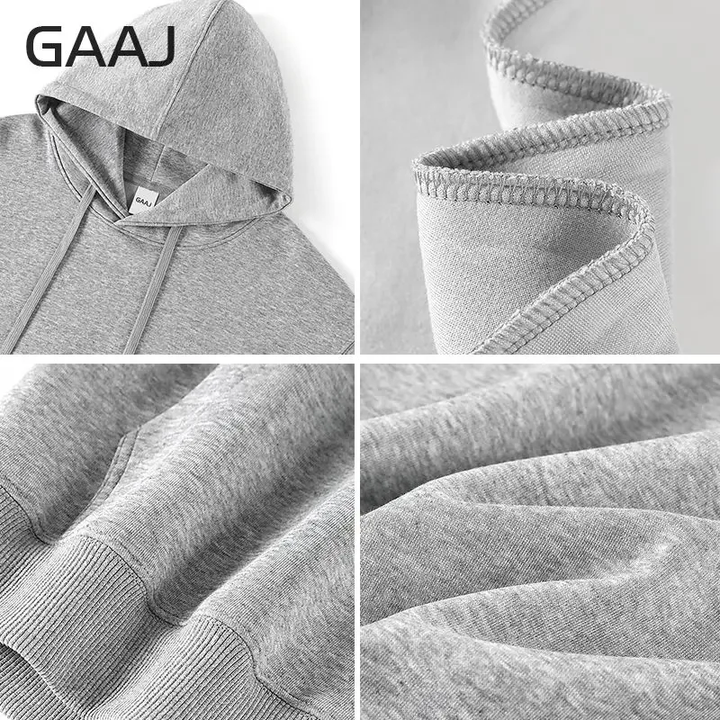 High Quality Custom Hoodie Cotton Sweatshirt Print Embroidery Brand Logo Text Photo Design Men Women Famliy Team Clothing 300g — image 31