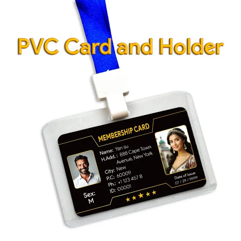 Custom 1 PCS Fan Club Membership Card PVC Plastic VIP Loyalty Card for Influencers Supporters Commemorative Worldwide Shipping