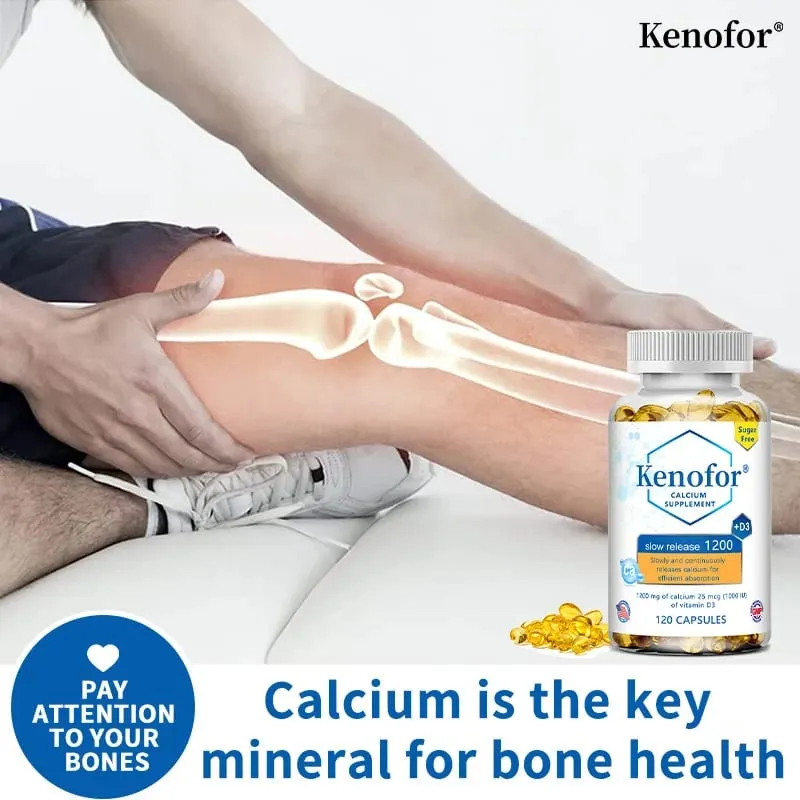 1200 Mg Sustained-release Calcium Supplement with Vitamin D3 To Support Muscle Bone and Digestive Health — image 2