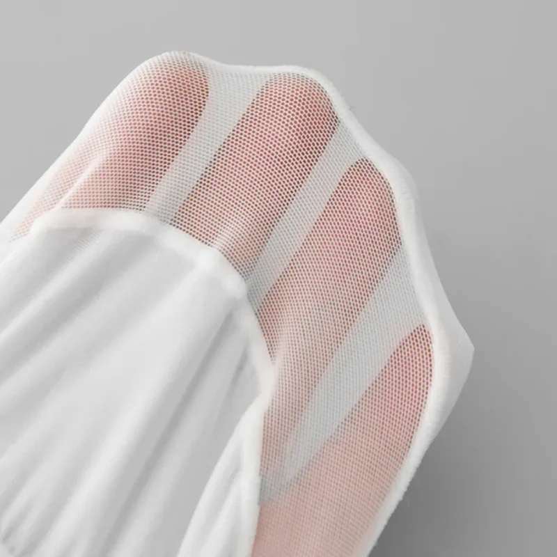 U convexo bolsa cintura baixa cuecas masculinas de malha transparente tecido respirável fino adequado para todas as estações — image 8