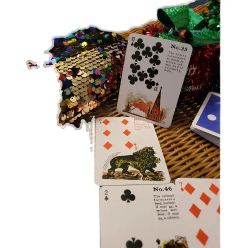 Carte della fortuna della strega zingara Carte dei tarocchi del mazzo Lenormand per principianti Gioco di carte Oracle Gioco da tavolo Giocattolo