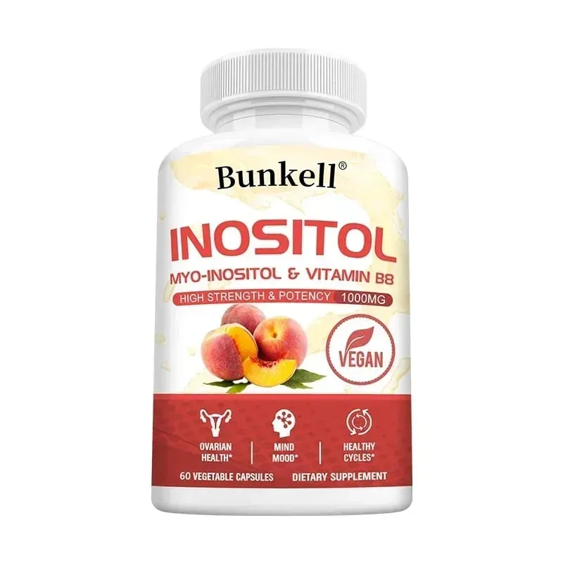 Inositol 1000mg Capsules - Fat Metabolism Liver Health Ovarian Immune System Support Skin Balance & Hair Growth Supplement — image 9