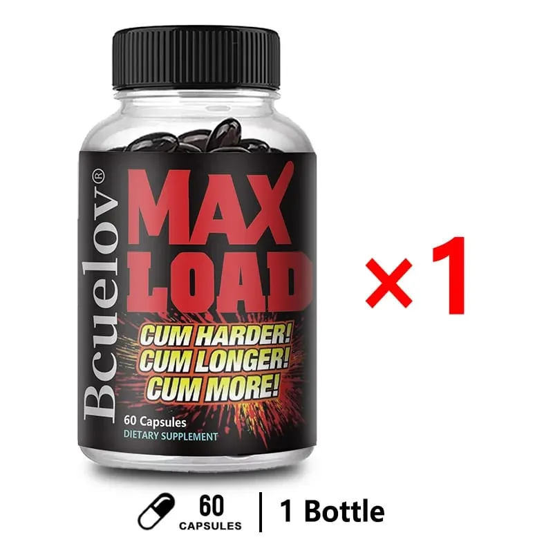 Men's Max Load Capsules - Supports Muscle Mass and Vitality Daily Immune Health Supplement Non-GMO
