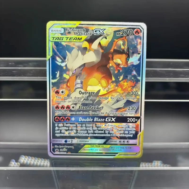 DIY Collection Cards Zekrom Umbreon Espeon Mewtwo GX EN Self Made Single Card Classic Game Anime Card Gift Toy — image 2