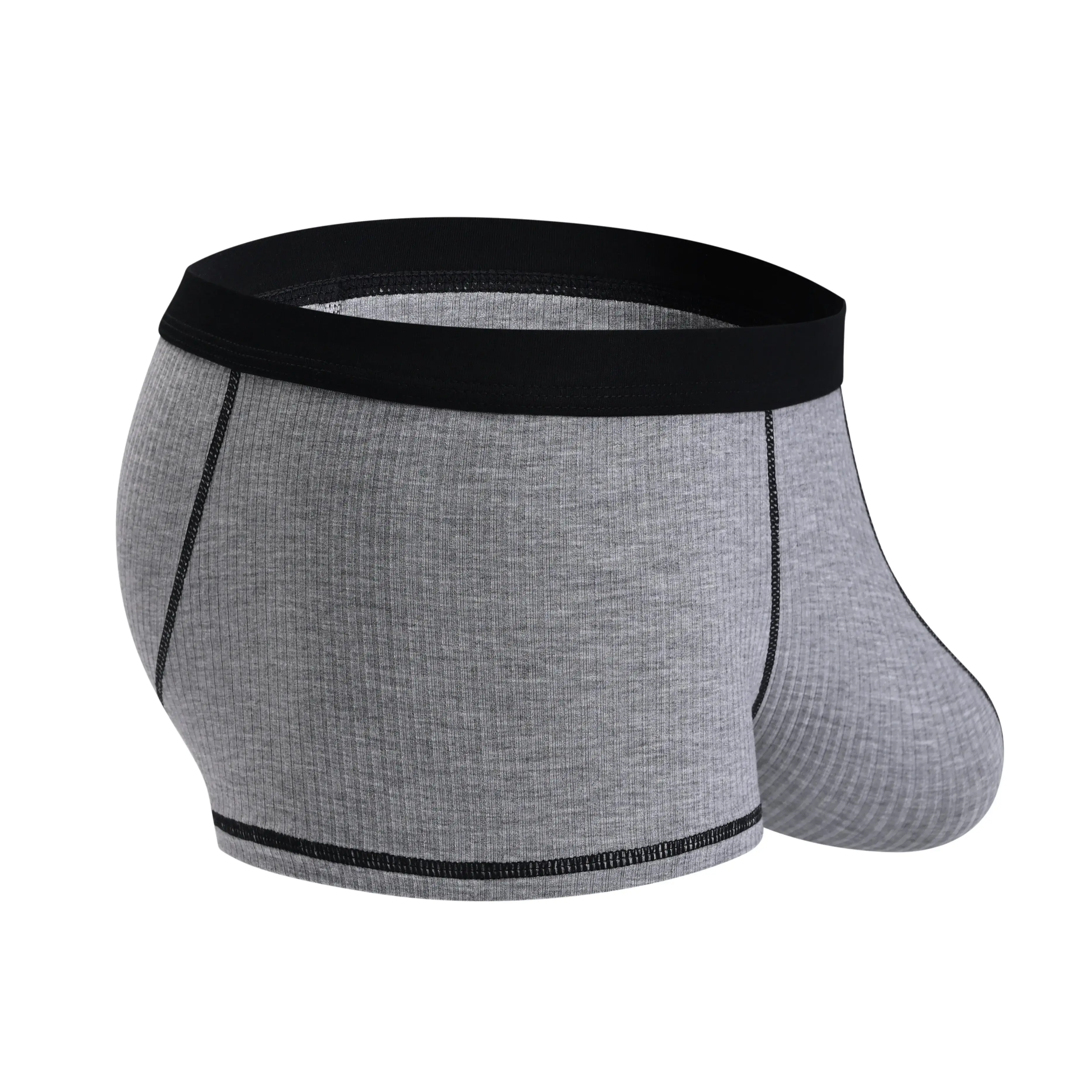 Men's underwear with large scrotal pocket and large stretch flat-leg pants — image 14