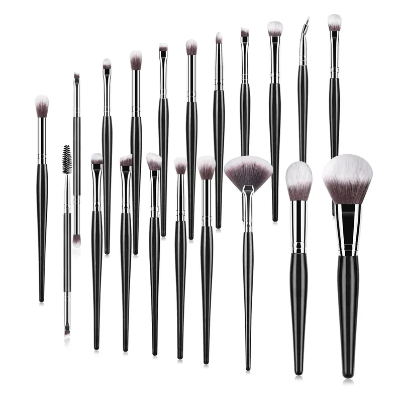 20Pcs Makeup Brush Set Powder Foundation Blush Eyeshadow Eyebrow Brushes Cosmetic Tools with Storage Bag — image 8