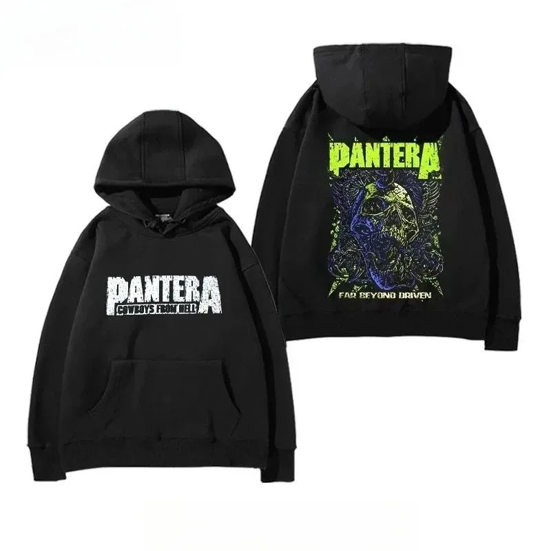 2026WinterNew Hoody PANTERA Band Pullovers COWBOYS FROM HELL Print Hoodies Men Women Vintage Fashion Hip Hop Oversized Swatsirts — image 5