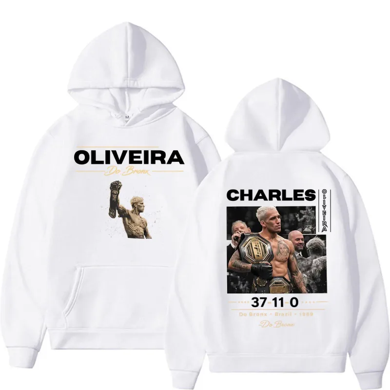 Do Bronx Brazil Charles Oliveira Graphic Sweatshirts Men Women Fashion Harajuku High Street Hoodies Cozy Fleece Oversized Hoodie — image 7