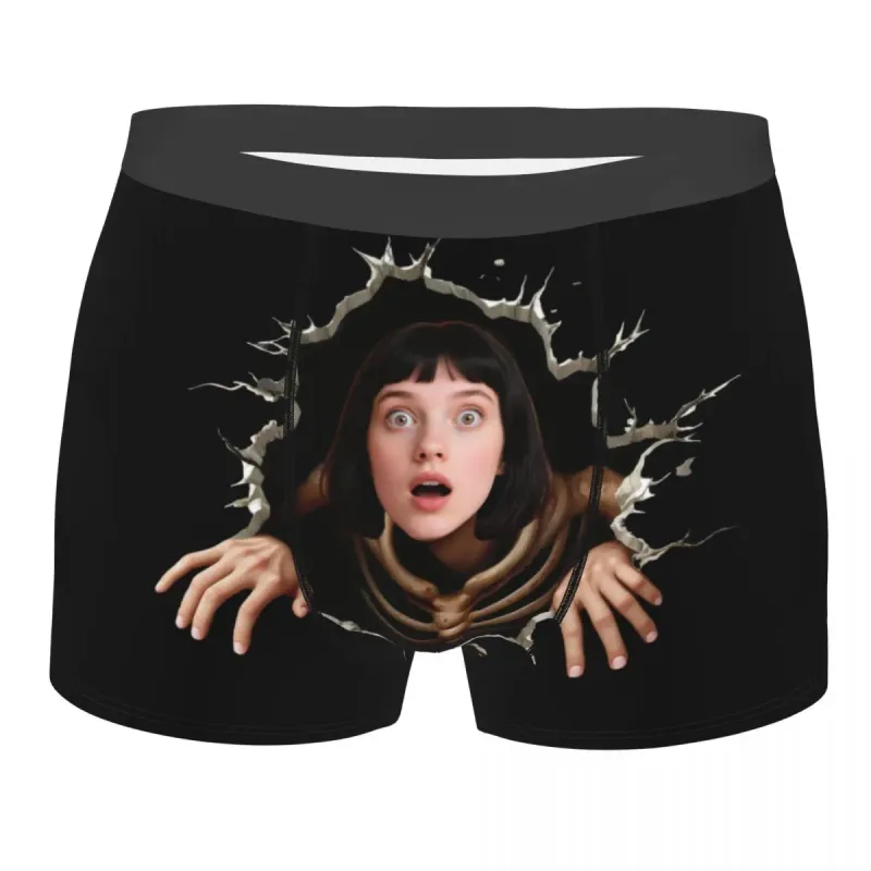 Custom Face Photo Boxers Shorts Men's For Husband Valentine's Birthday Gifts Personalized Briefs Underwear Fashion Underpants