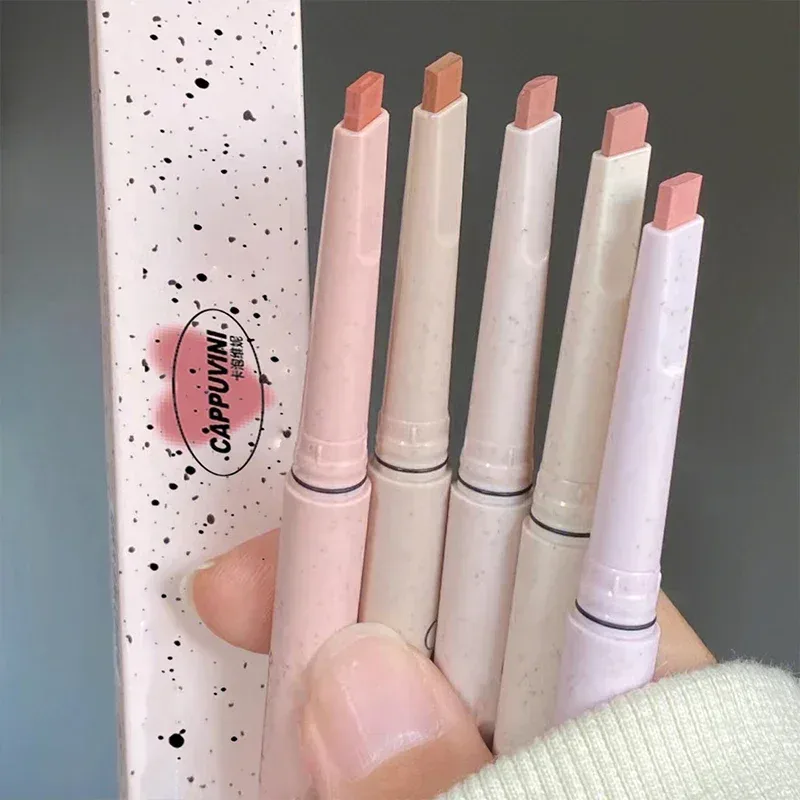 Velvet Matte Nude Pink Lipstick Pencil Outline Lip Lipliner Crayon Waterproof Long-lasting Color Lip Liner Smooth Natural Makeup — image 6