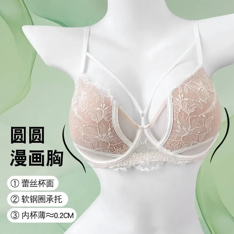 1. BANERDANNI סקסית Pure Desire חזיית סט מזער חזה גדול תמיכת Push Up Side אנטי צניחת הלבשה תחתונה נגד התרחבות חמה מכירה הטובה ביותר — image 10