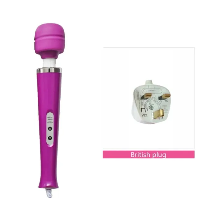Adult Sex Toys AV Vibrator Powerfull Magic Wand G-spot Stimulation Massager Clit Vibrators Sex Toys for Women MasturbationBLACKWOLF New 10 Speeds Magic Wand Massager Big Magic Wand Massage Stick AV Vibrators Sexy Clit Sex Toys for Women Eur — image 16