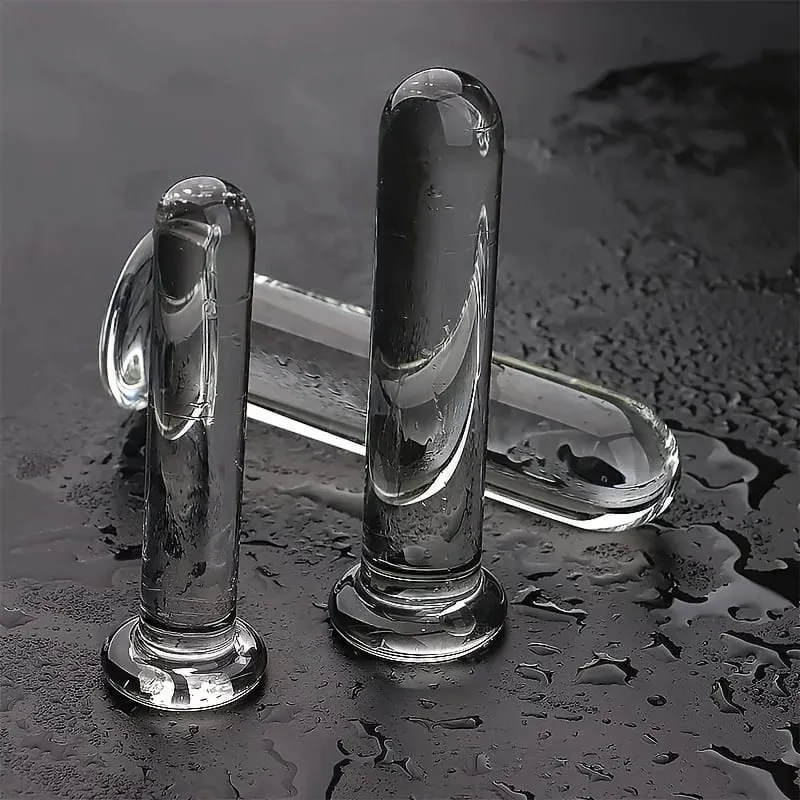 Transparent Anal Plug Dildo Adult Sex Toys Shape Butt Plug Dildos BDSM Anal Pleasure Sex Toys Anal Trainer For Women&Men Couple — image 3