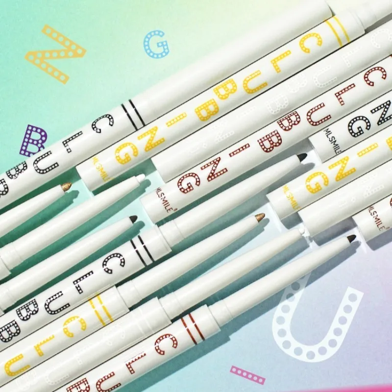 Waterproof Black White Eyeliner Pencils Long-Lasting Smudge-Proof for Bold Eye Makeup Easy Glide Formula Eye Liner Cosmetics — image 6