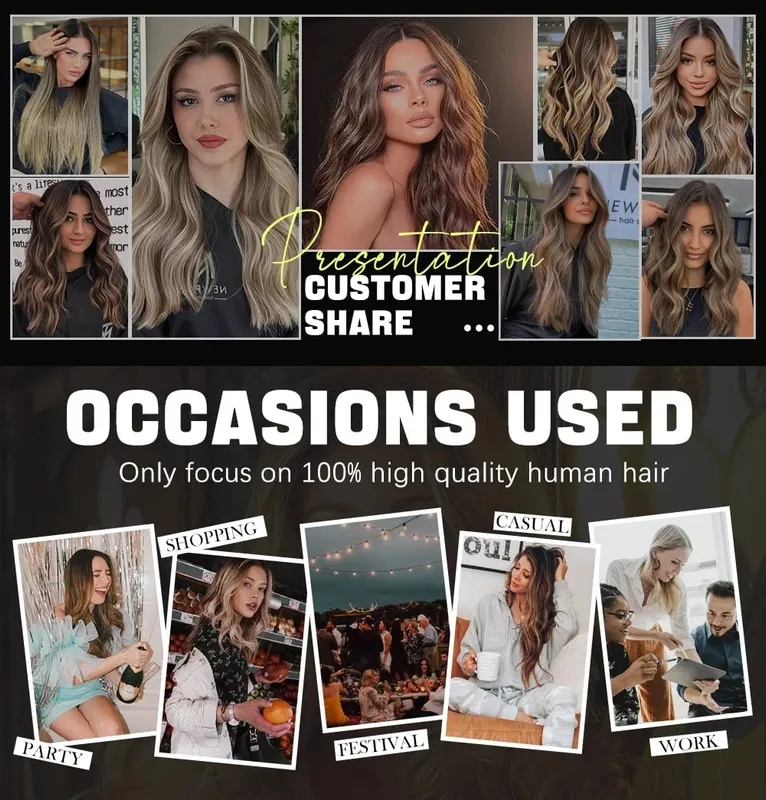 Newly Women Long Human Hair Extension Tape Ins Natural Tape In Hair Extensions Human Hair Gorgeous Seamless Weft Adhesive Hair