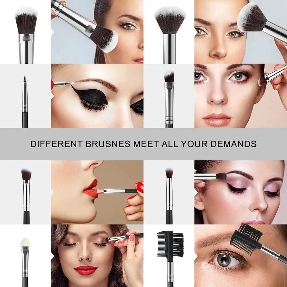 32Pc Makeup Brush Set Cosmetic Tools for Powder Eye Shadow Foundation Blush Blending Beauty Makeup Brush Kit for Makeup Starters — image 4