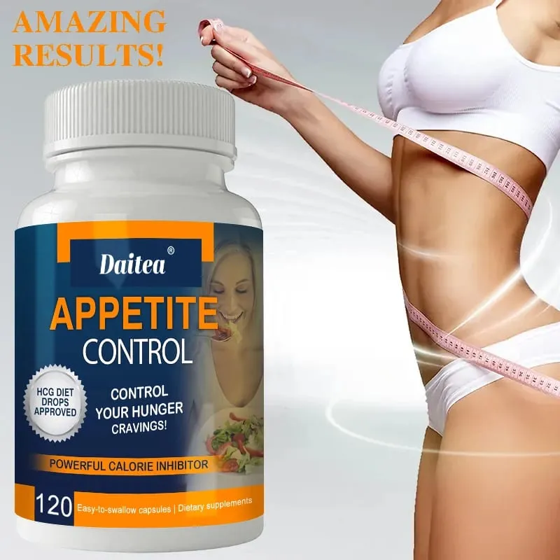 Cápsulas de controle de apetite Daitea - Vitamina C orgânica Quitosana (90% DAC) Metabolismo aumenta a queima de gordura com baixo teor de gordura — image 1