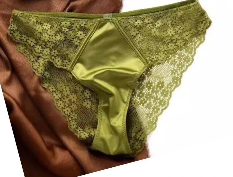 European American Satin Half Cup Bra Set Underwired Push Up Thin Smooth Green Lace Comfort Ladies Lingerie 32-38 Hot Trend S-xl — image 6