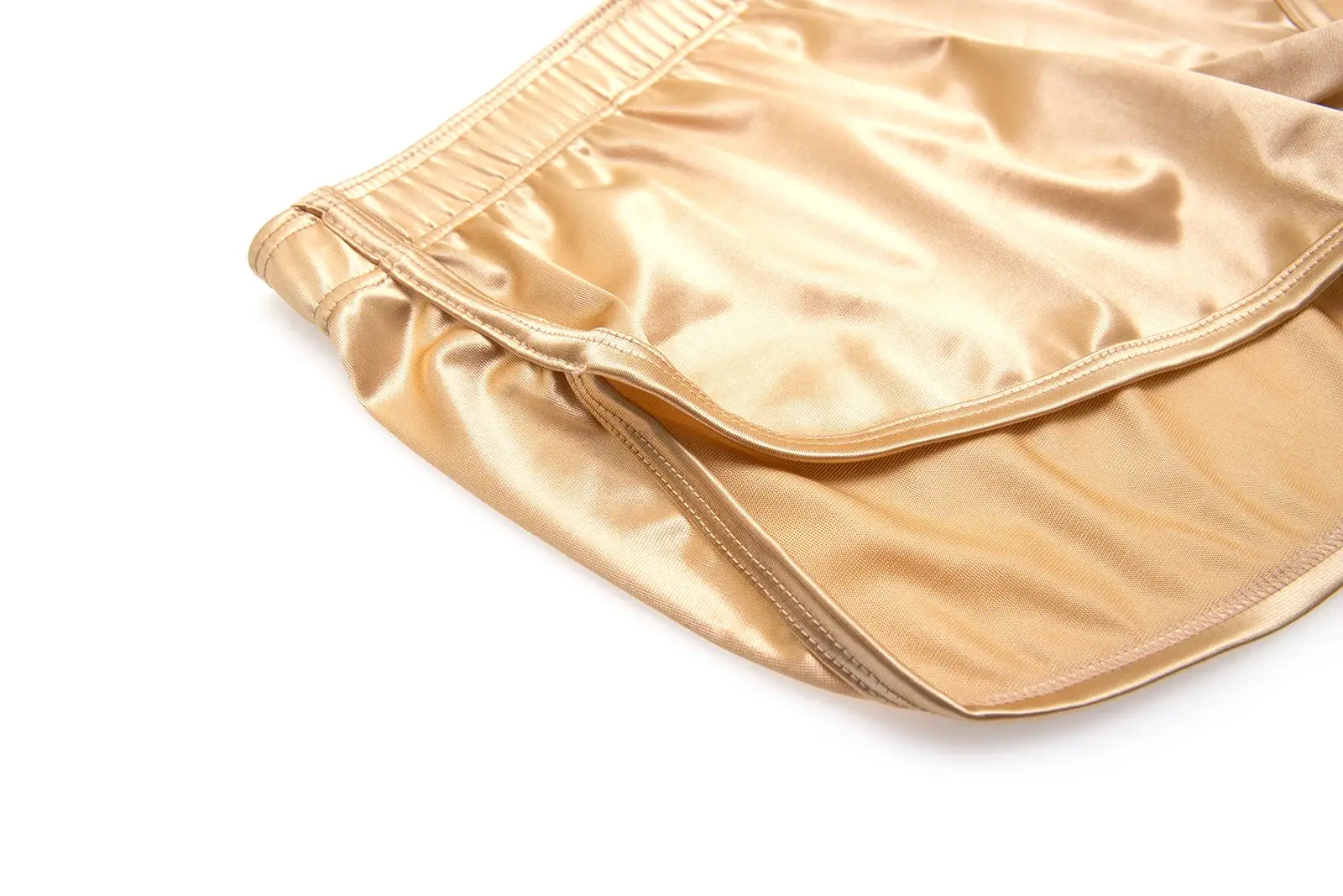 Boxers Underwear Men's Sexy Boxer Trunks Smooth Satin Pajamas Shorts Side Split Lounge Boxershorts Home Sleep Bottoms — image 13