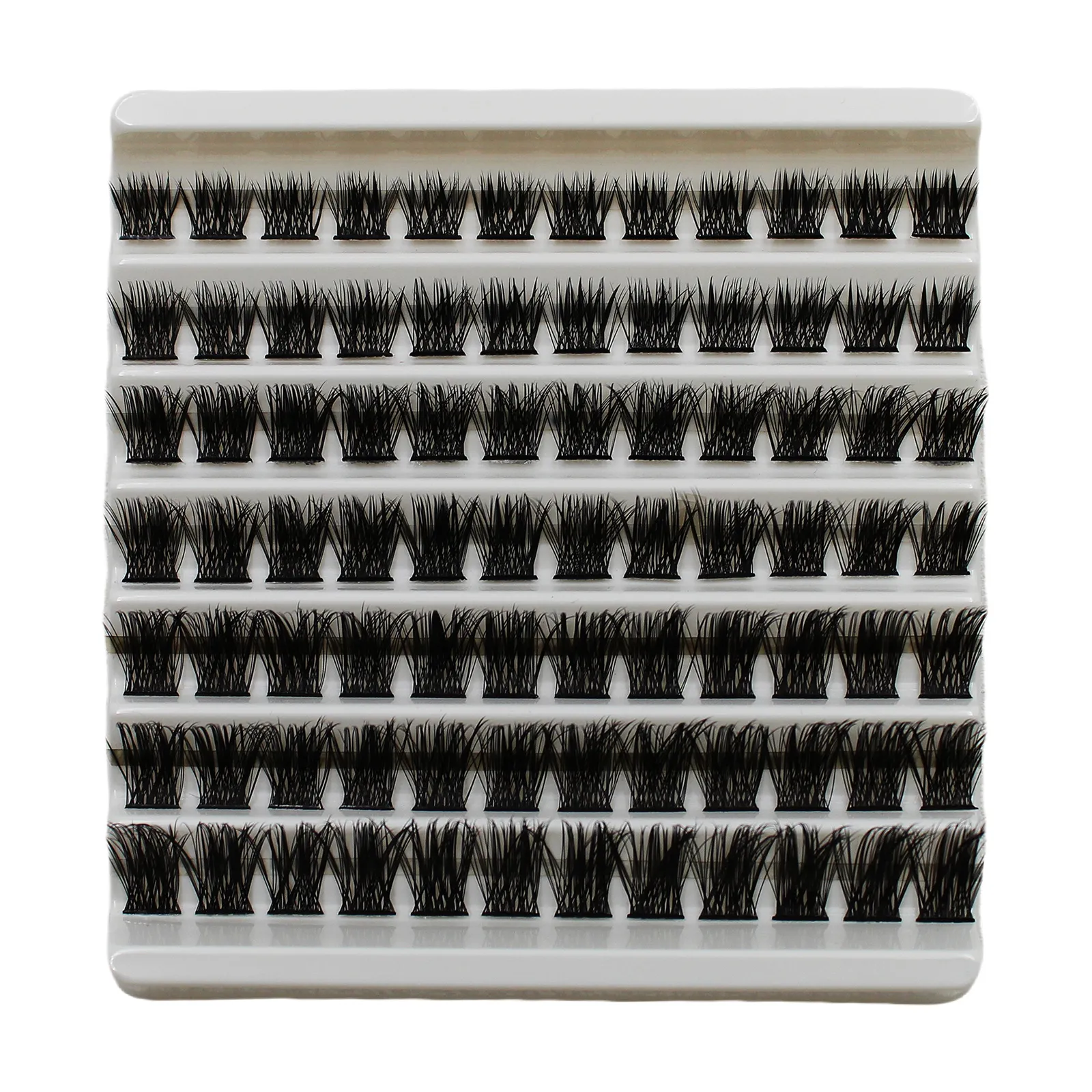 84 Clusters Individual Lashes DIY Wide Stem Curl Eyelash Extension Mixed Length Reusable Cluster Lashes for Eye Makeup — image 6