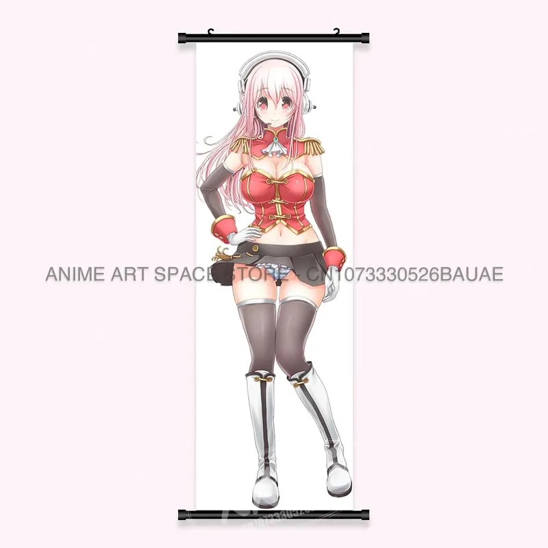 Video game Wall Artwork Canvas Scrolls Picture Anime Movie Role Poster Hanging Painting Print Home Decoration For SUPER SONICO — image 27