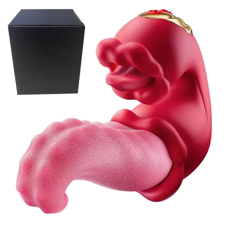 2025 Bagong Swing Tongue Licking Vibrator Thrusting Dildo Nipple Clitoral Stimulator Babae Masturbesyon Oral Sex Tools para sa Babae — image 8