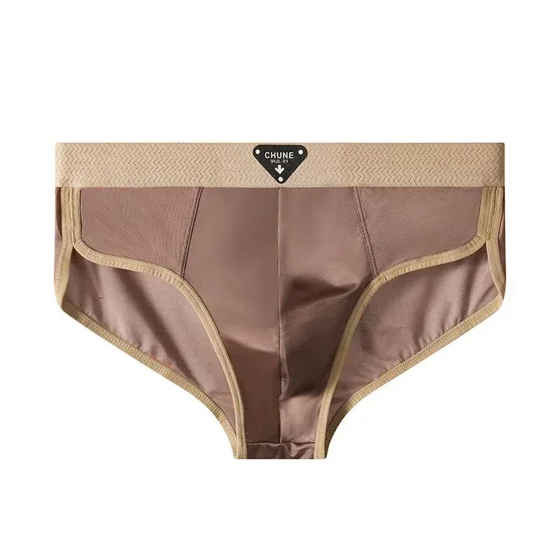 1/3PCS Panlalaking Briefs Ice Silk Satin-like Brief Panlalaking Panlalaki Summer Breathable Quick Drying Panty Sexy U Pouch Underwear — image 28