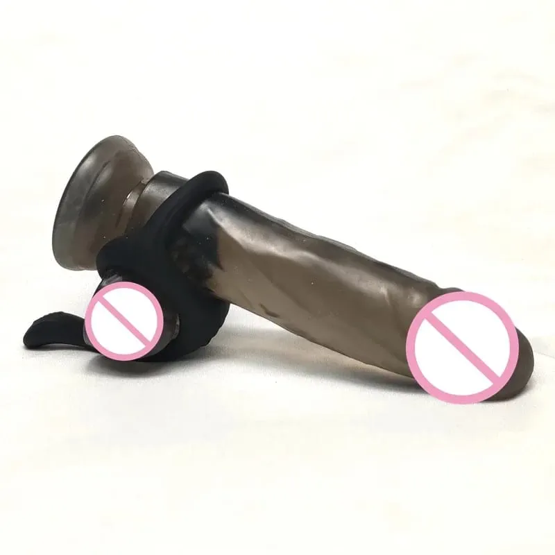 Penis Ring for men Delay Ejaculation Reusable Silicone Semen Cock Ring Penis Enlargement Sexy Slave Stretchy Sex Toys For Men — image 4
