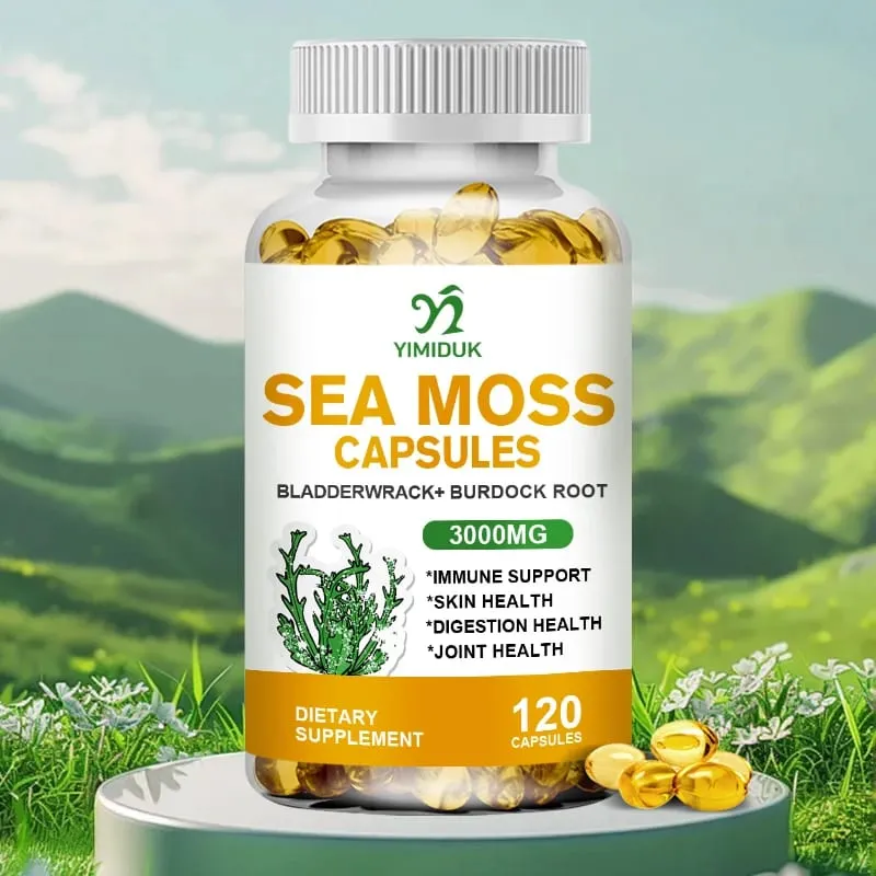 Koop er 1, krijg er 1 gratis! Biologisch zeemossupplement voor de gezondheid van de schildklier en de huid verhoogt de immuniteit, energie en spijsvertering GMP-gecertificeerd — image 3