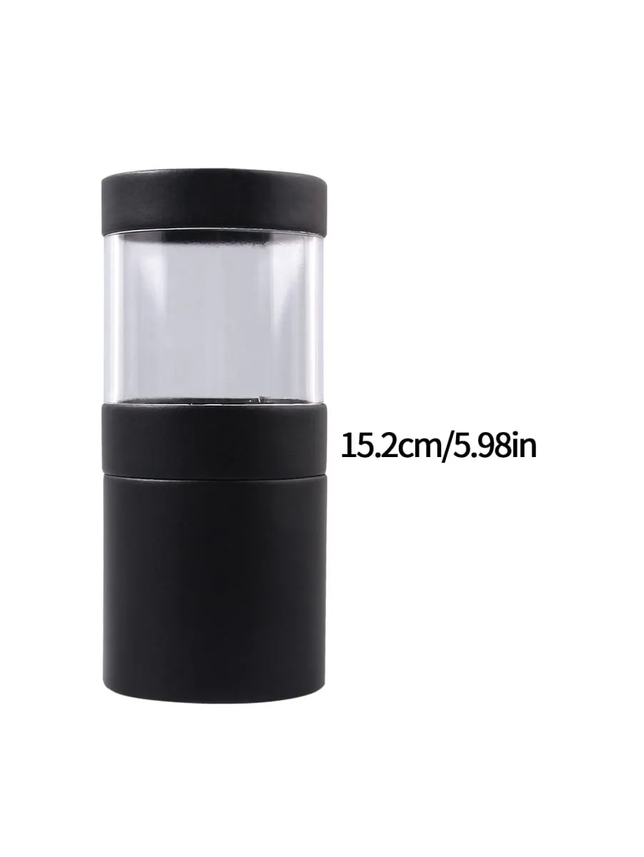 1PCS Black Makeup Brush Holder Transparent Top Storage Case for Cosmetic Brushes — image 3