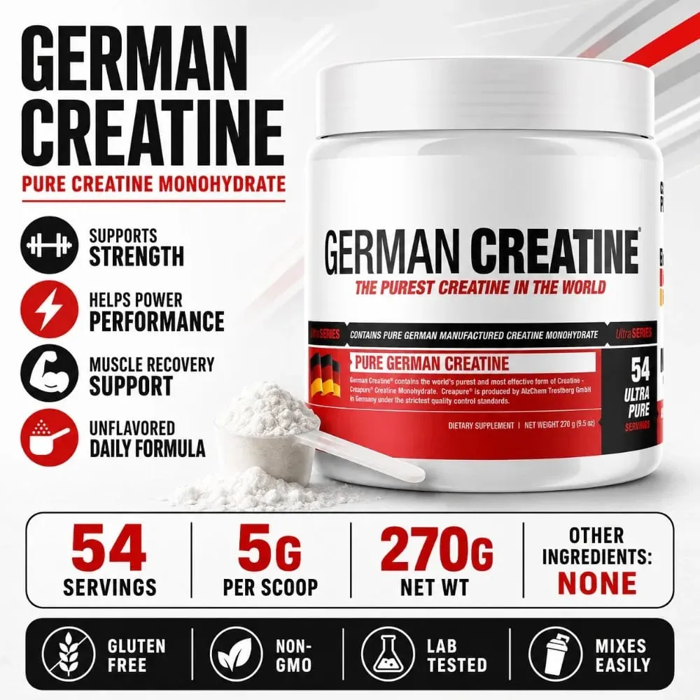 Micronized Creatine Monohydrate Powder for Strength & Performance Unflavored Fitness Workout Supplement for Adults 300g — image 2