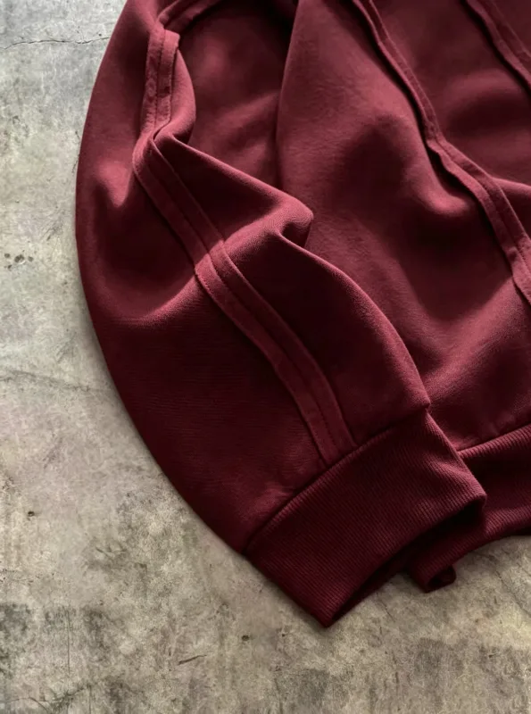 Men's hooded sweatshirt, warm and loose hooded sweater, pocket drawstring details, men's fall-winter sports jacket elastic cuffs — image 9