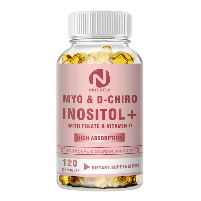 Myo & D-Chiro Inositol Capsule with Folate For Women's Hormone Balance Ovarian Function Health