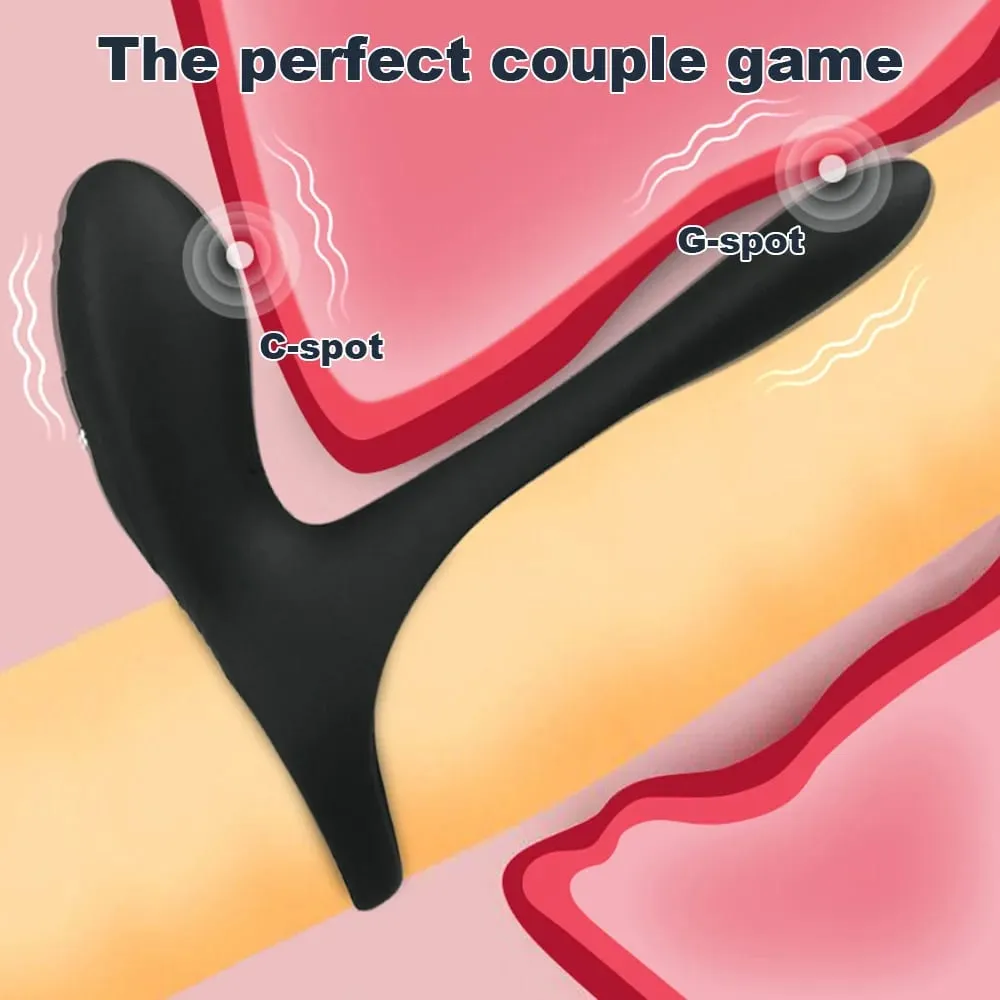 Penis Ring Vibrator Wireless Remote Control Clitoral Stimulation Delay Ejaculation Enlargement Erection for Men Male Sex Toys — image 3