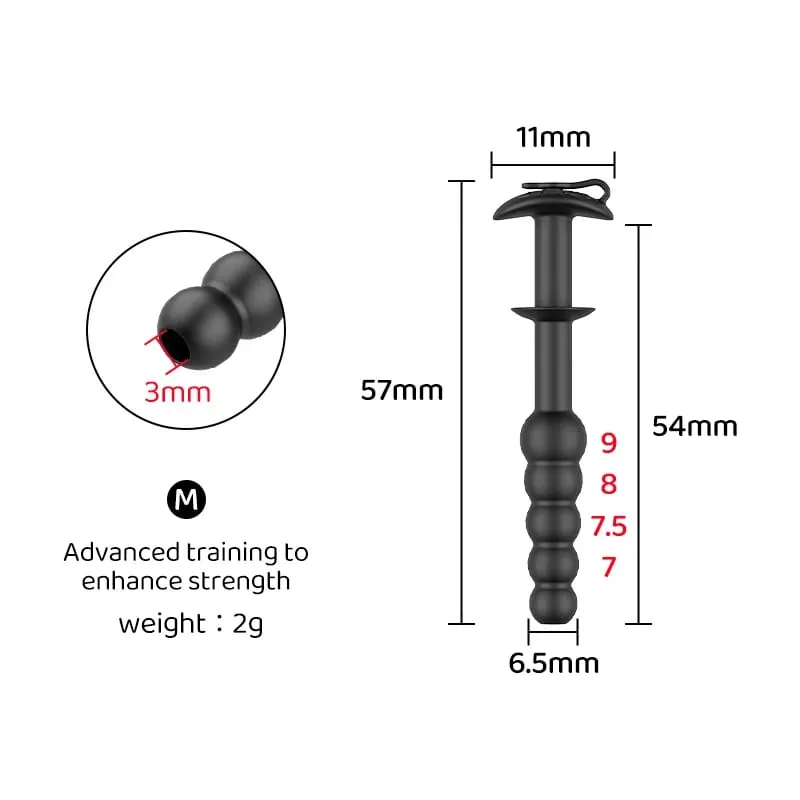 Parachute-style Beaded Easy-to-clean Hollow Rod With Anti-slip Guide for Male Urethral Dilation Alternative Adult Sex Toys — image 10