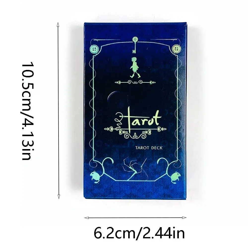 Tarot Cards A 78 Pcs Tarot Deck The Key That Opens The Door To The Coraline World Perfect For Spiritual Guidance & Collectors