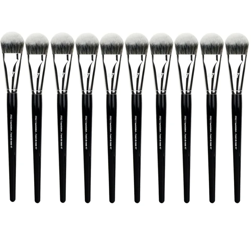 1-10pcs Pro Foundation Brush 47 Broom Head Professional Liquid Foundation Cream Concealer Brushes Women Face Base Makeup Tools — image 10